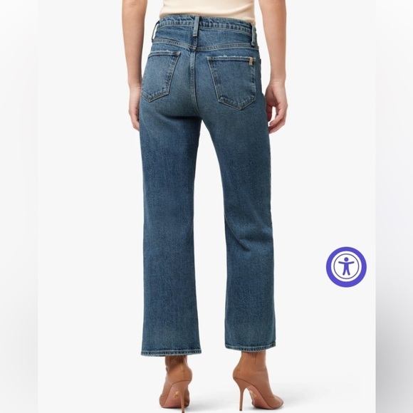 NWT Joe’s Jeans Blake Wide Leg Crop High Rise Vintage Heirloom Blue Jean Size 33 - Picture 3 of 12